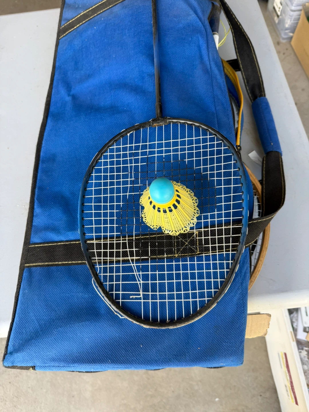 Sportime Badminton Racket with Bag and Shuttlecock