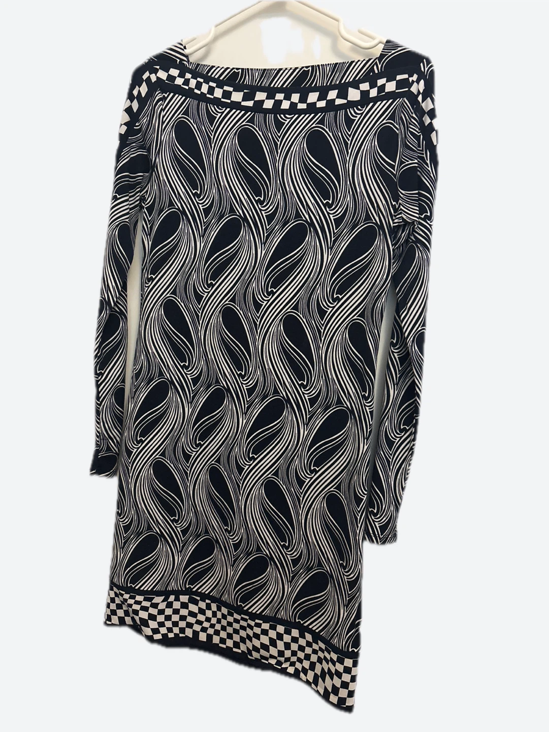 Michael Kors Black and White Pattern Dress