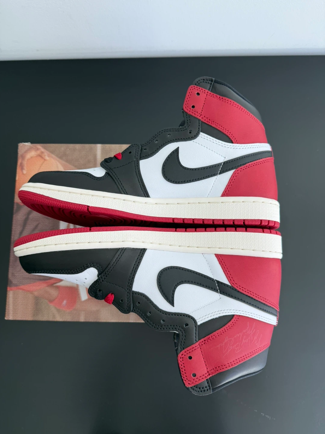 AJ1 High OG Black Toe Reimagined - US 8 - Brand New - photo 3