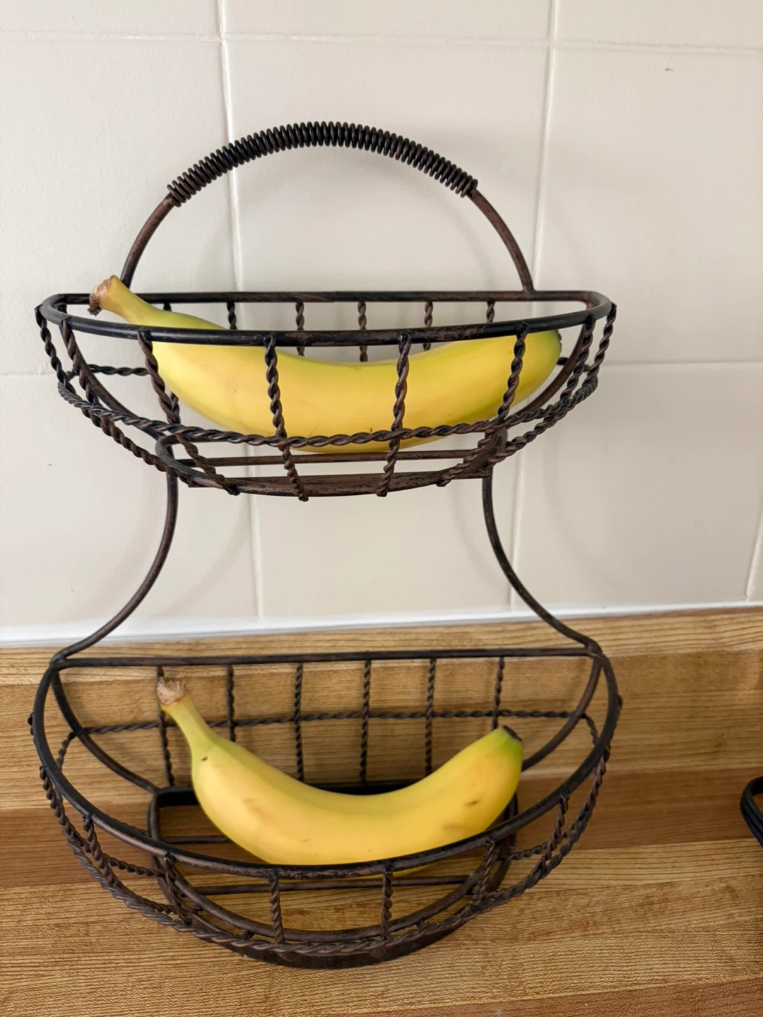 Two-Tier Metal Fruit Basket - photo 2