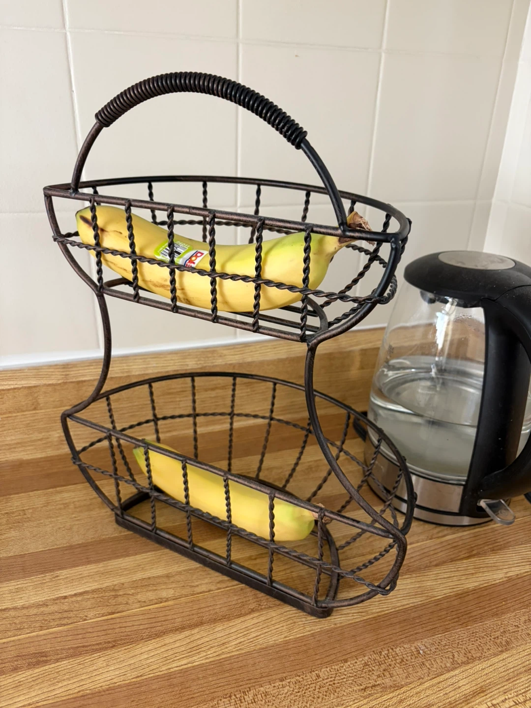 Two-Tier Metal Fruit Basket - photo 4