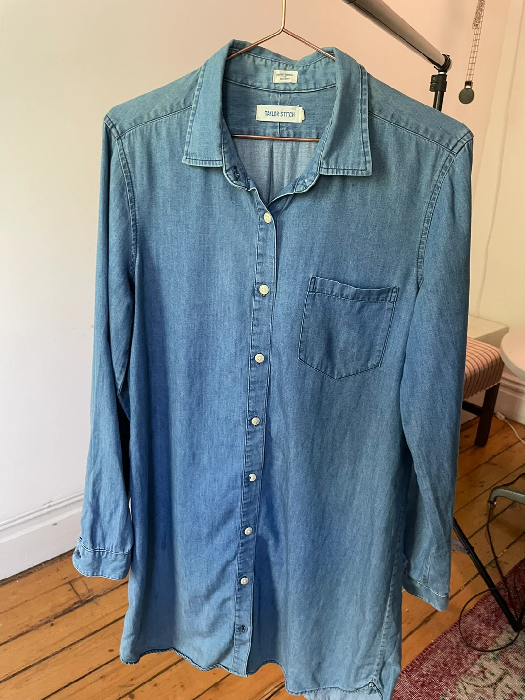 Taylor Stitch Denim Shirt Dress