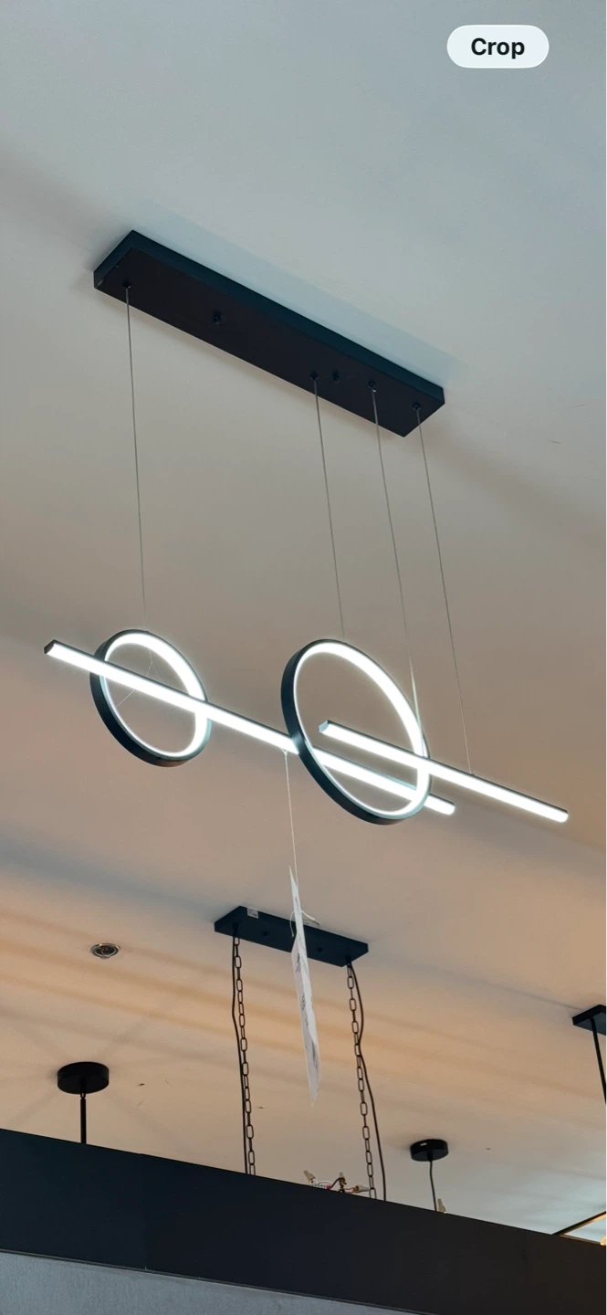 Generic Modern LED Pendant Light - Dark
