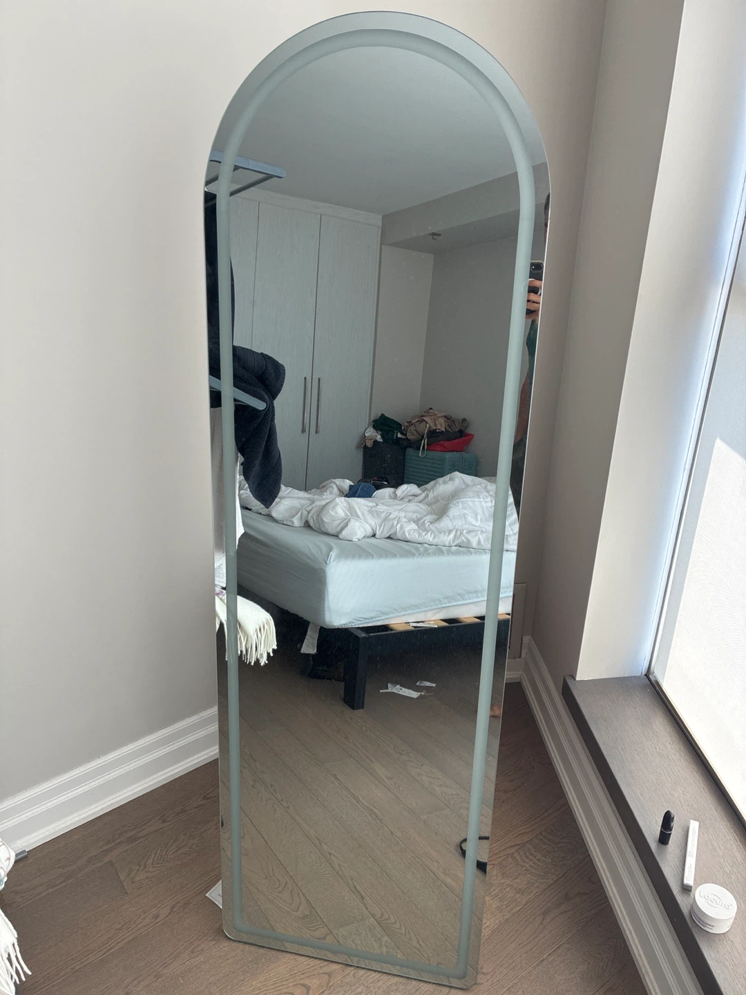 Full Length Arch Mirror with LED Light