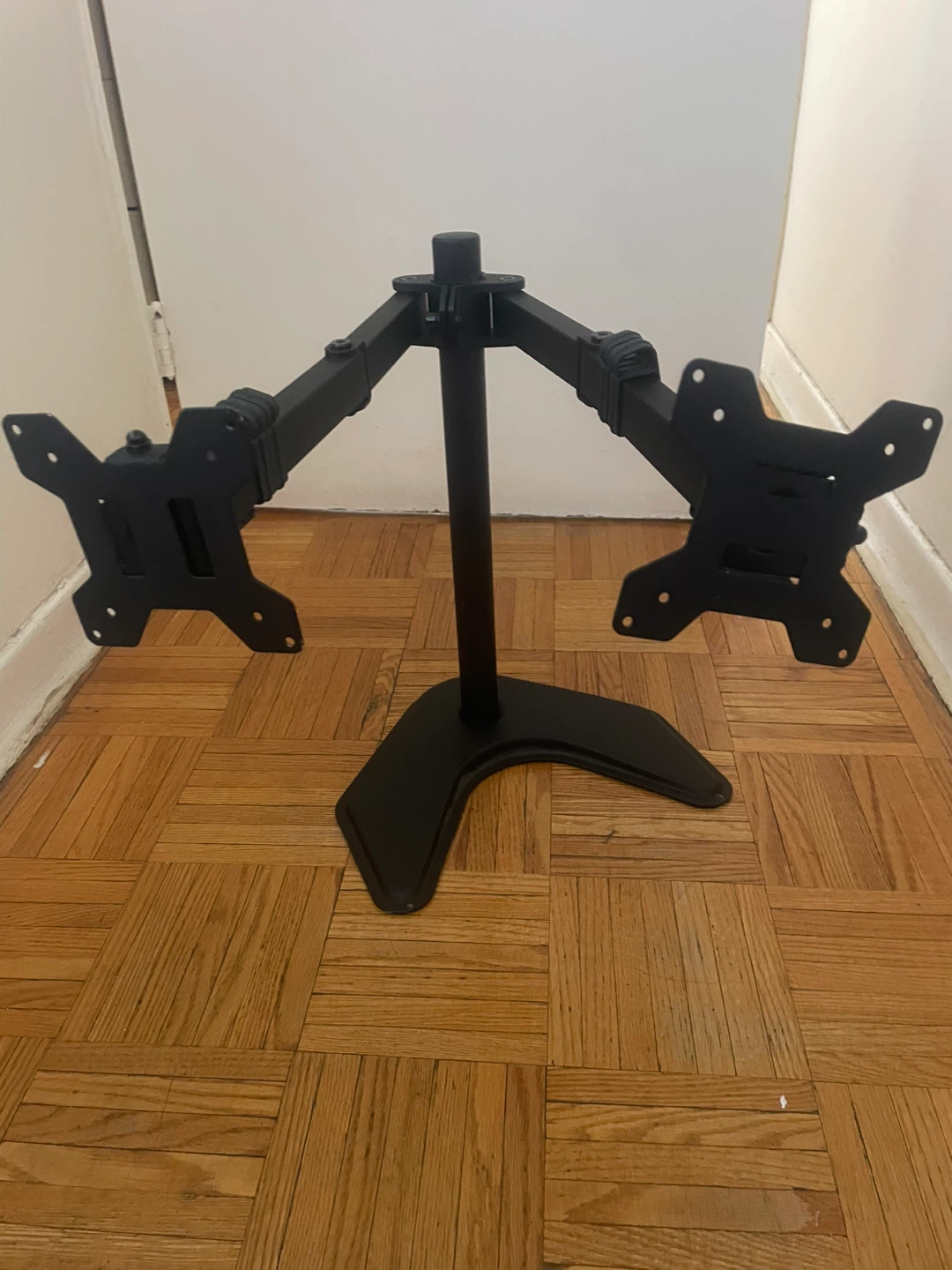VIVO Dual VESA Monitor Desk Stand Black - Fits 13-27"