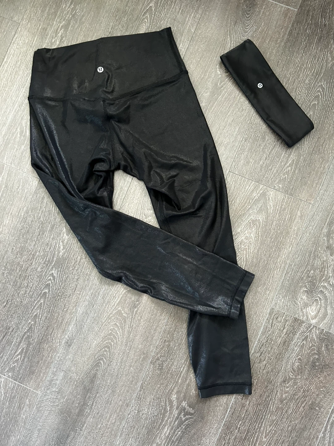Lululemon Black Align Leggings & Headband Set - photo 3