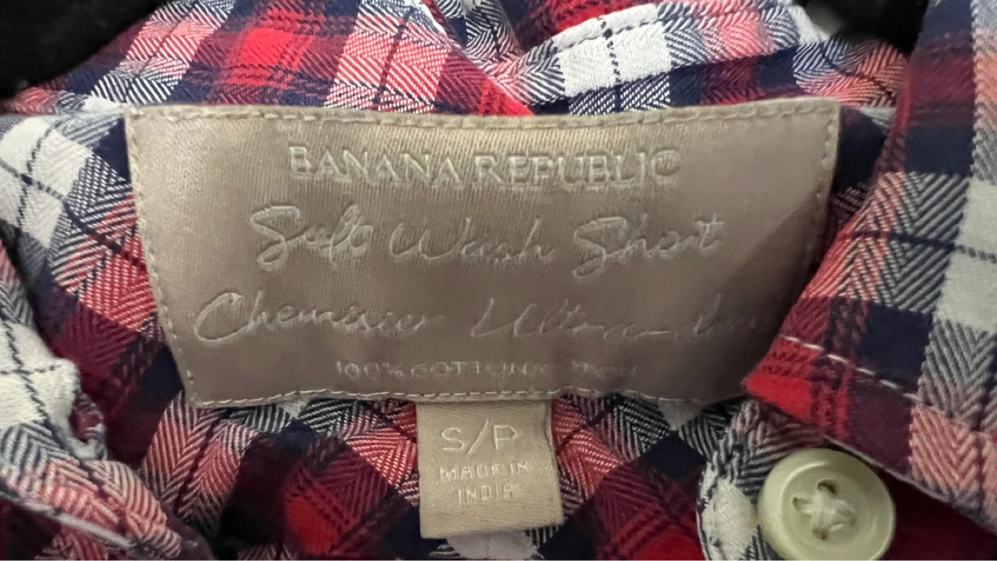 Banana Republic Plaid Shirt - photo 2