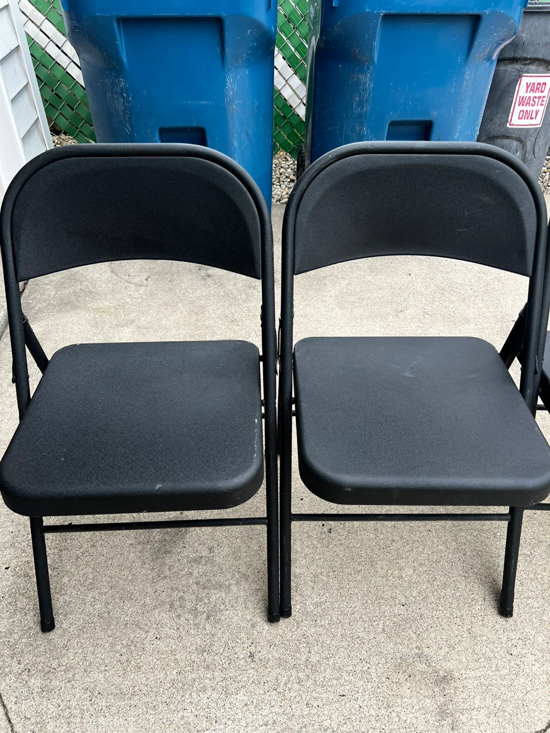 Set of 4 Cosco Black Folding Chairs - photo 2