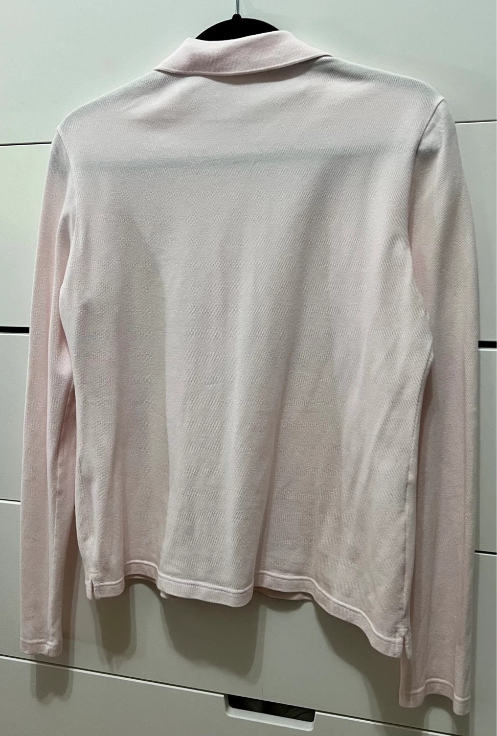 Lacoste Long Sleeve Polo Shirt - Pink - photo 2