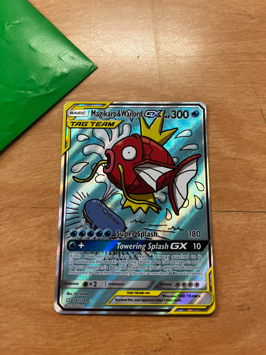 Pokemon Magikarp & Wailord GX TAG TEAM Card