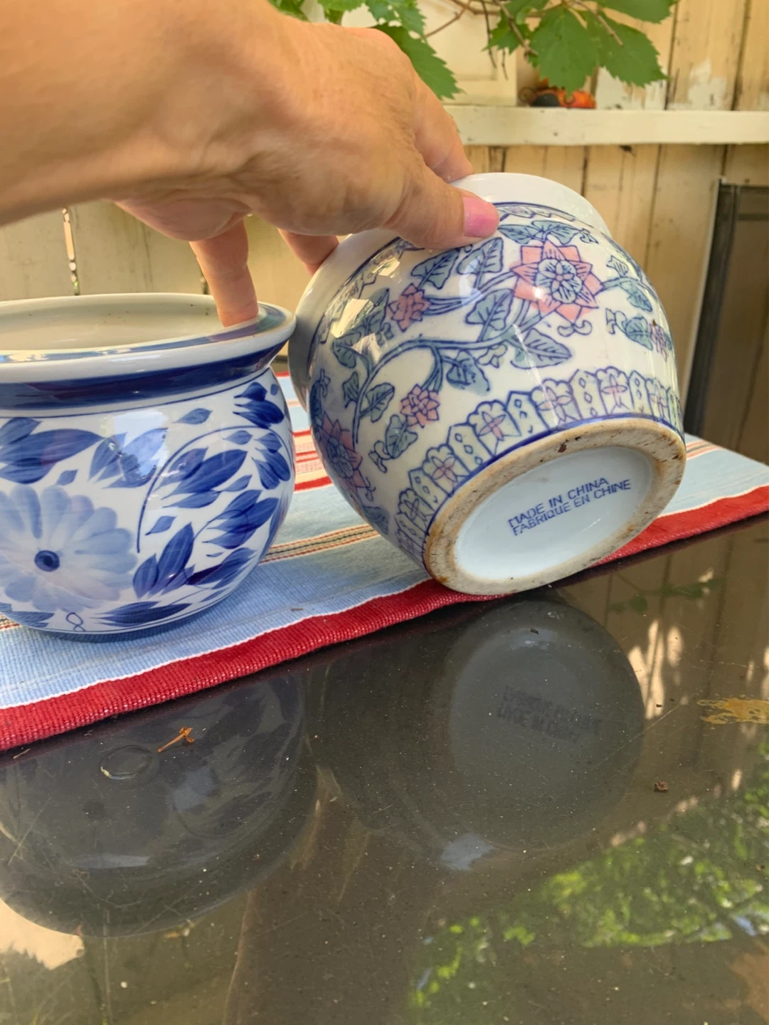 Set of 2 Ceramic Planters - photo 3