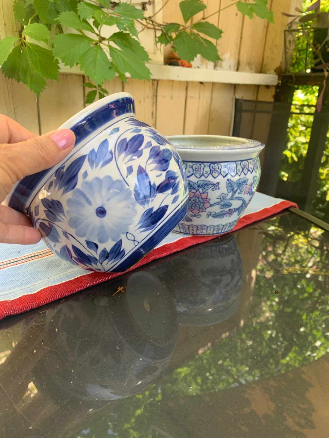 Set of 2 Ceramic Planters - photo 2