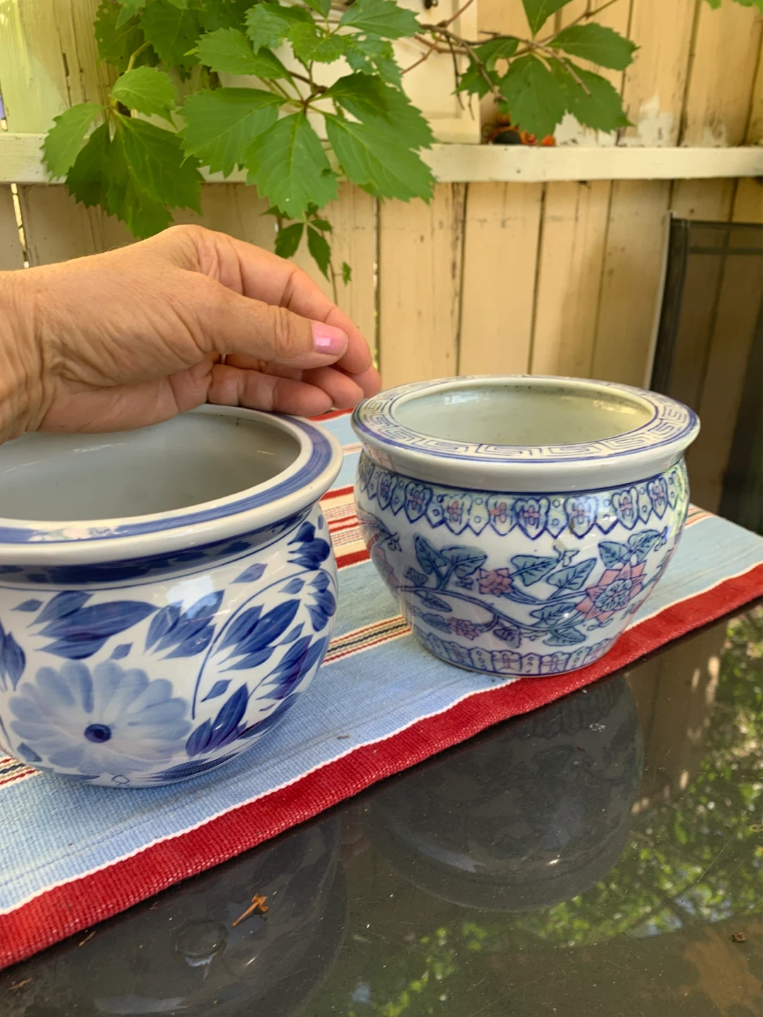 Set of 2 Ceramic Planters - photo 4