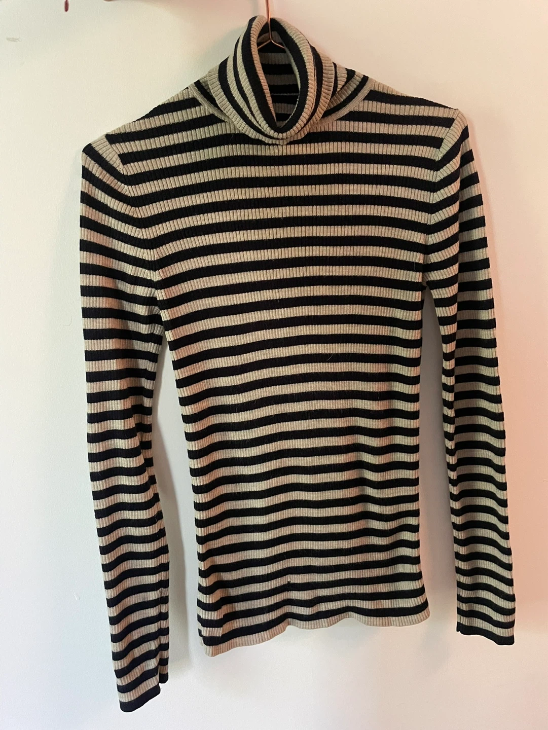 Striped Turtleneck Top - photo 2
