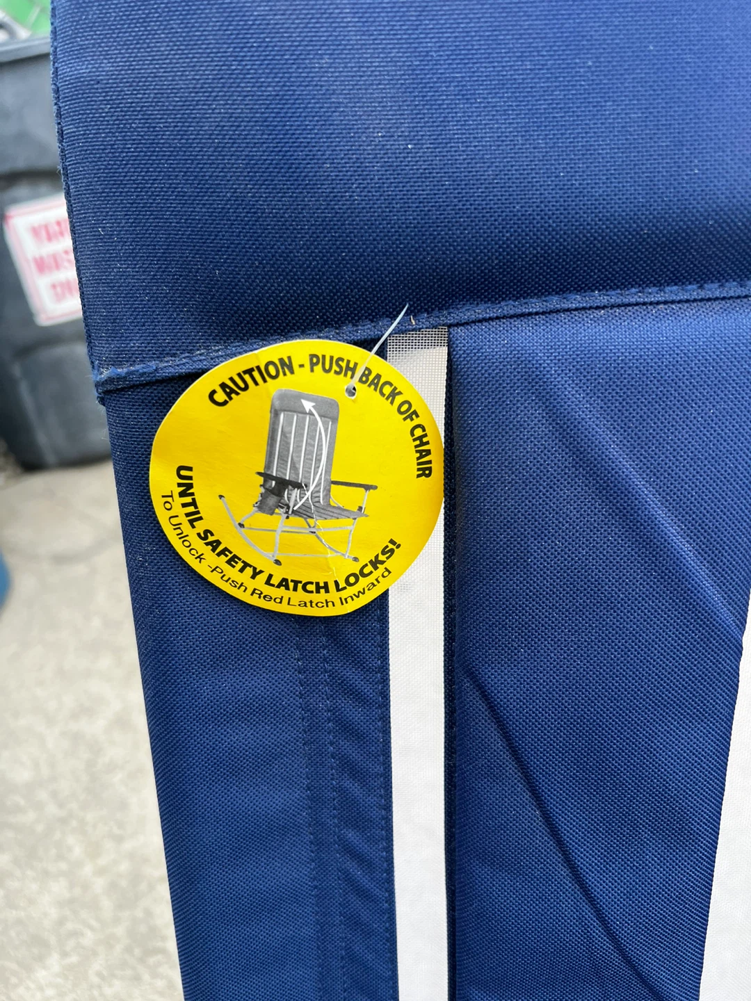 Member’s Mark Portable Folding Rocking Chair in Blue Cove - photo 2