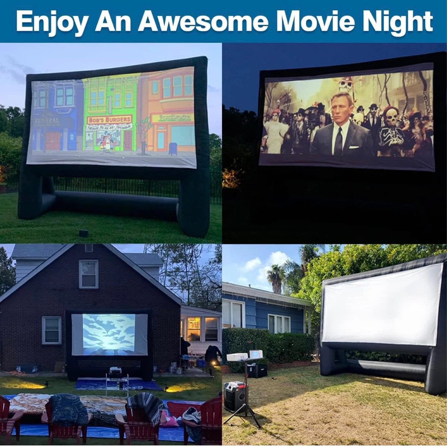 16 ft Inflatable Outdoor Projector Screen - photo 5