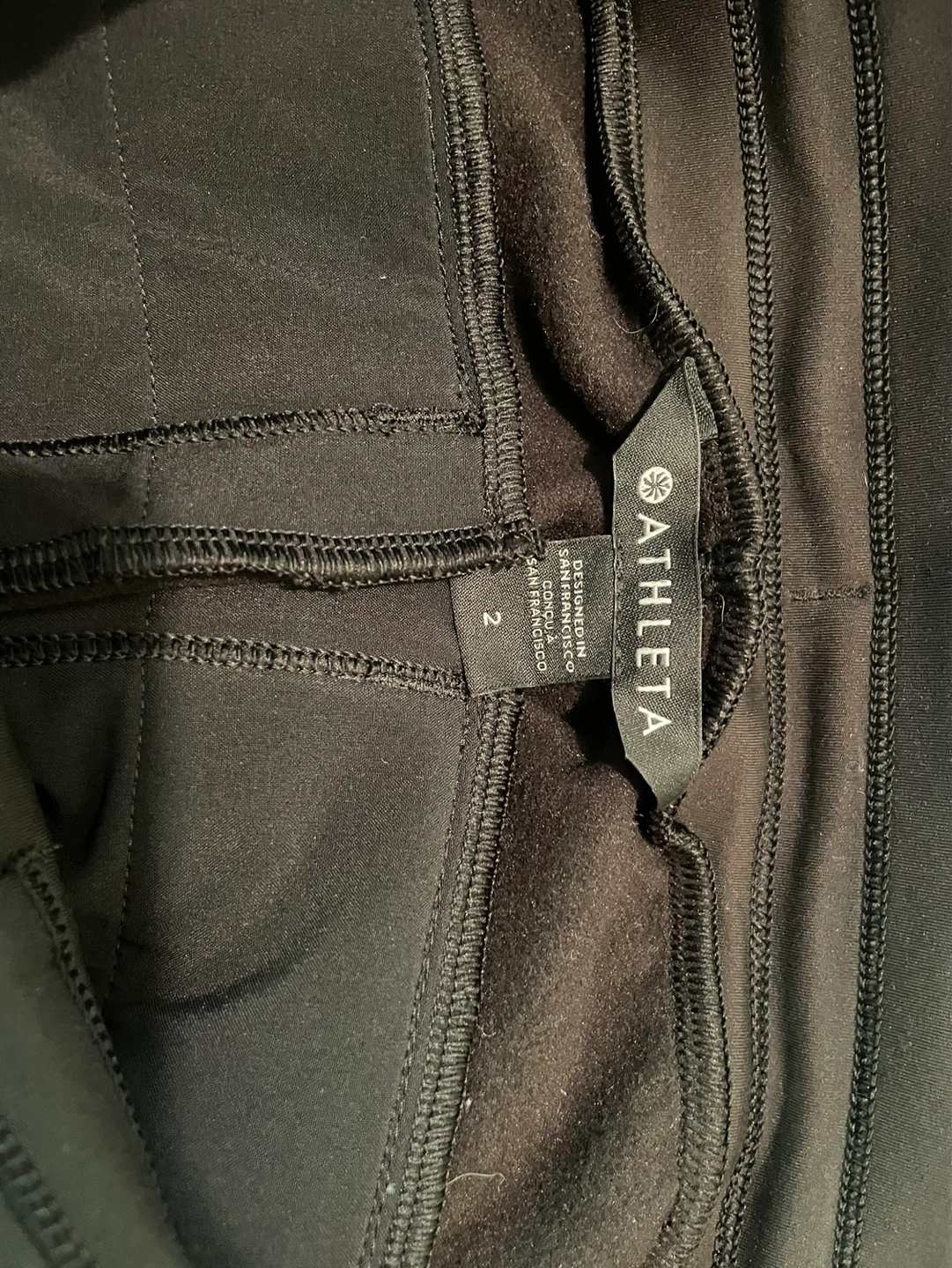 Black Quilted Joggers - photo 4
