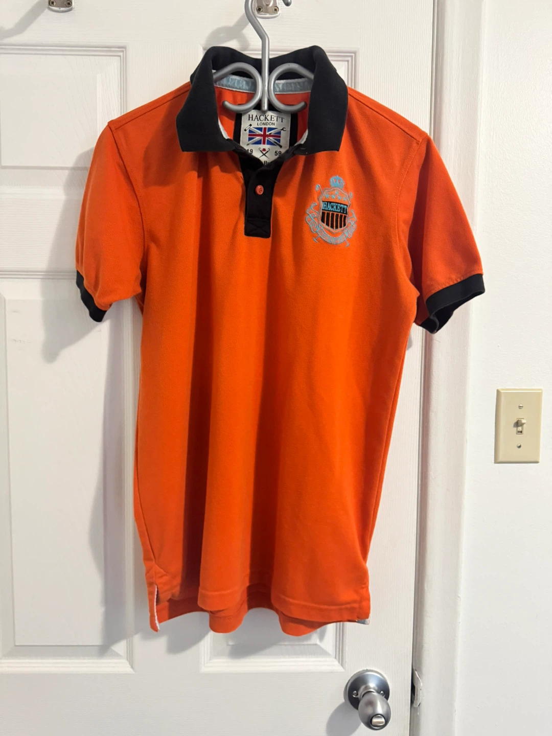 Hackett London Rowing Club Polo Shirt - Orange