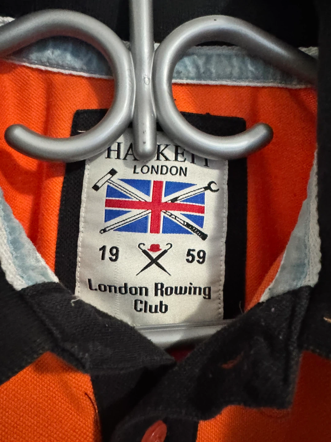 Hackett London Rowing Club Polo Shirt - Orange - photo 3