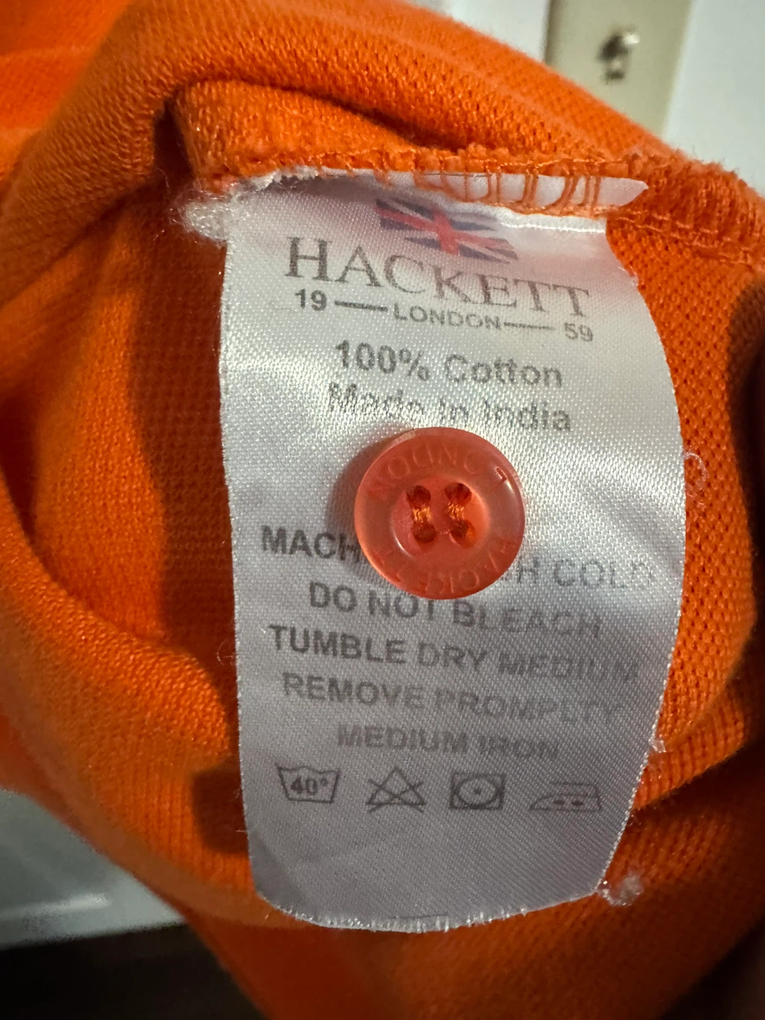 Hackett London Rowing Club Polo Shirt - Orange - photo 4