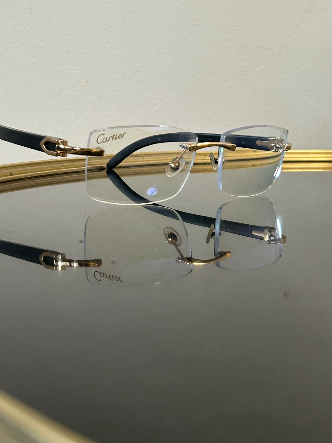 Cartier Rimless Glasses