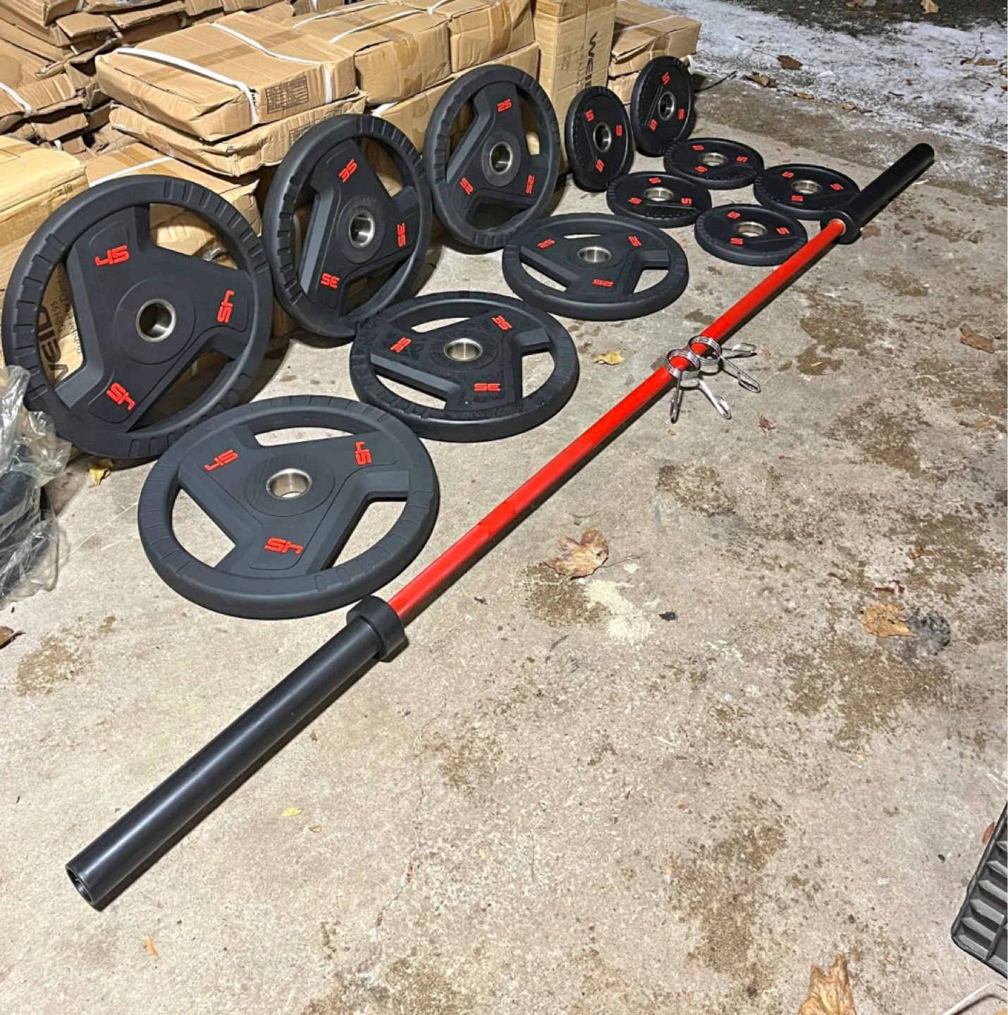 Gym equipment/Olympic Plate Set - photo 2