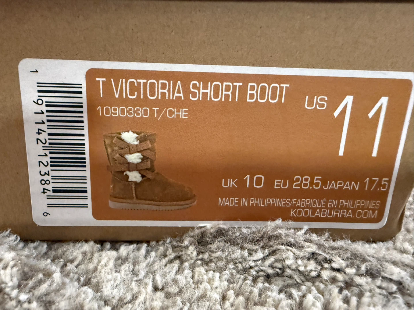 KOOLABURRA T Victoria Short Boot US 11