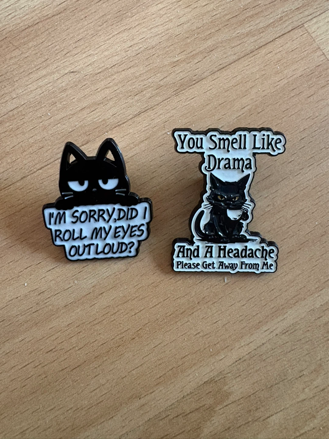 Funny Cat Enamel Pins $5 each firm