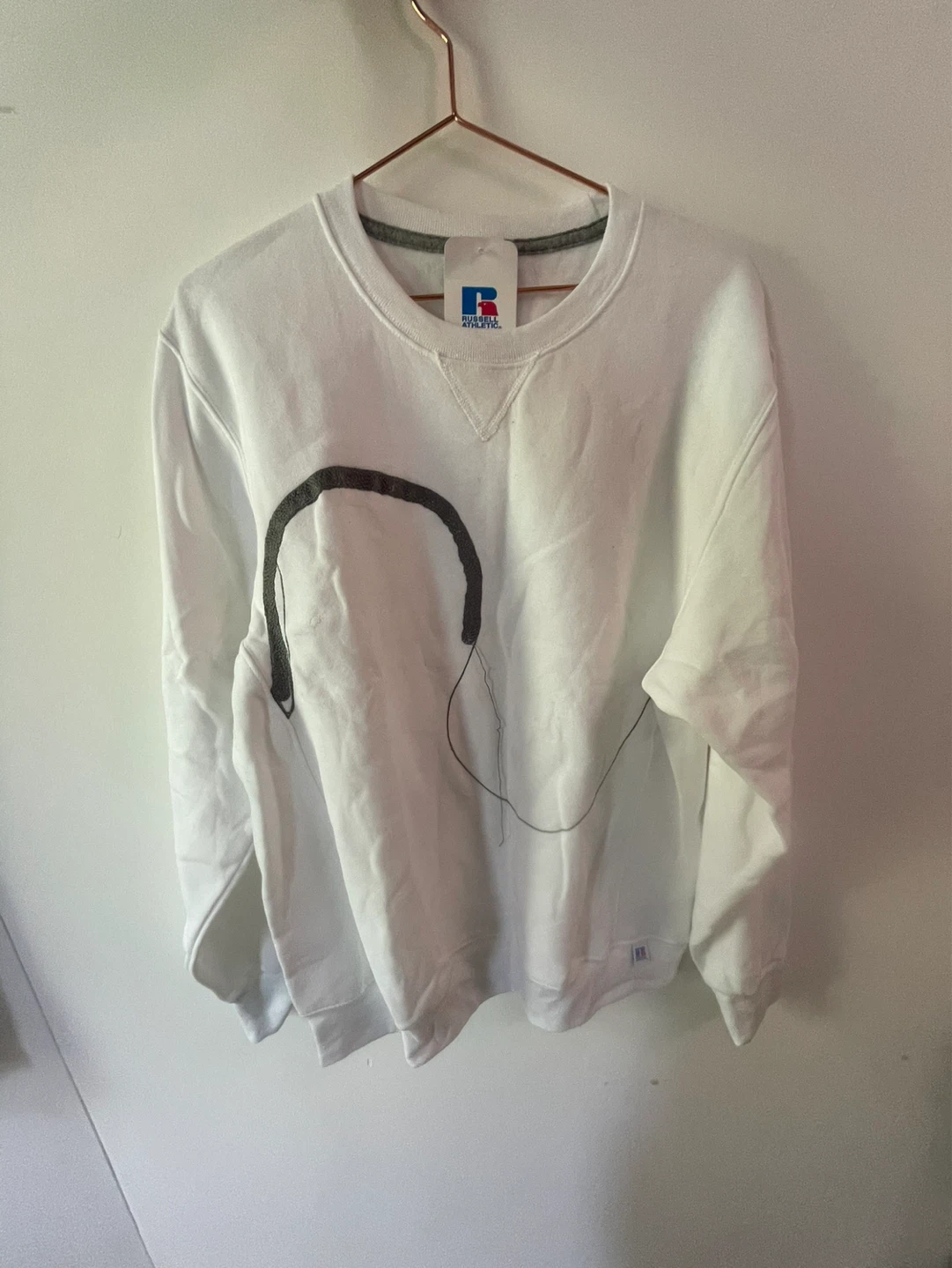 Russell Athletic White Sweatshirt w/ Graphic - photo 2