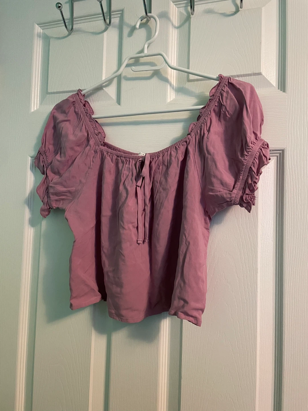 Wild Skye Pink off-the-shoulder Top