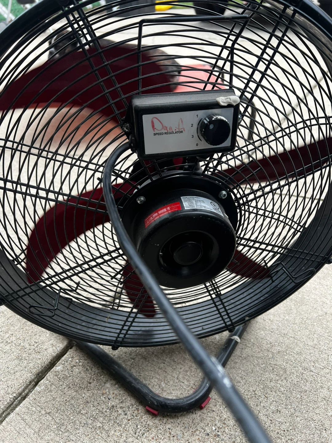 Hyper Tough High Velocity 3 Speed Drum Fan - photo 2