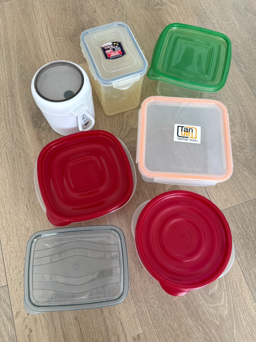 Set of Plastic Food Containers