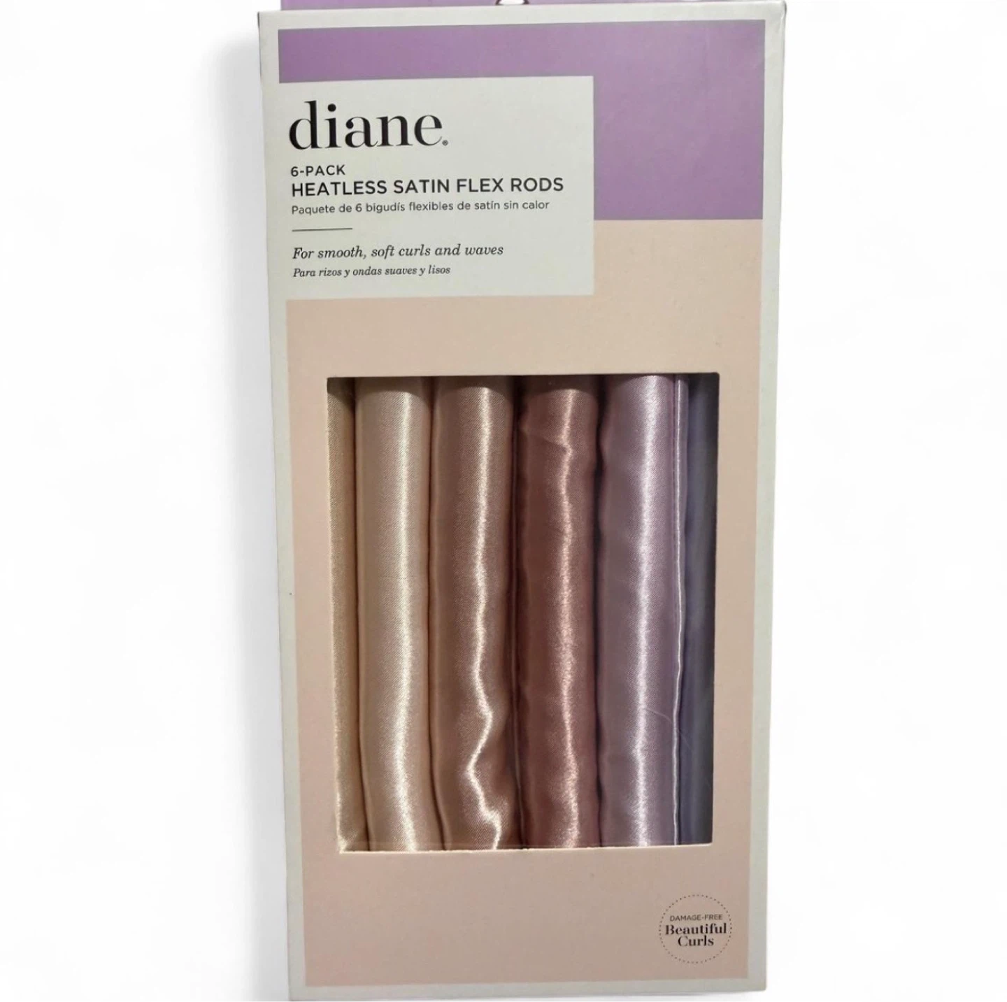 Diane 6-Pack Heatless Satin Flex Rods