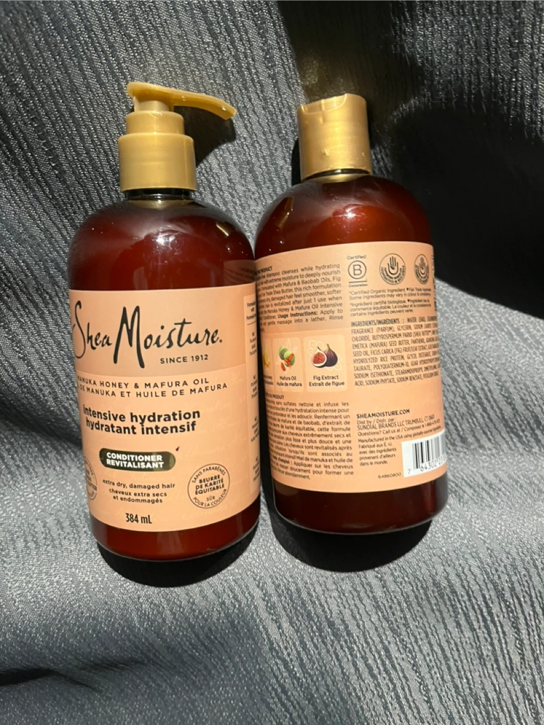 Shea Moisture Manuka Honey & Mafura Oil Shampoo & Conditioner - photo 3