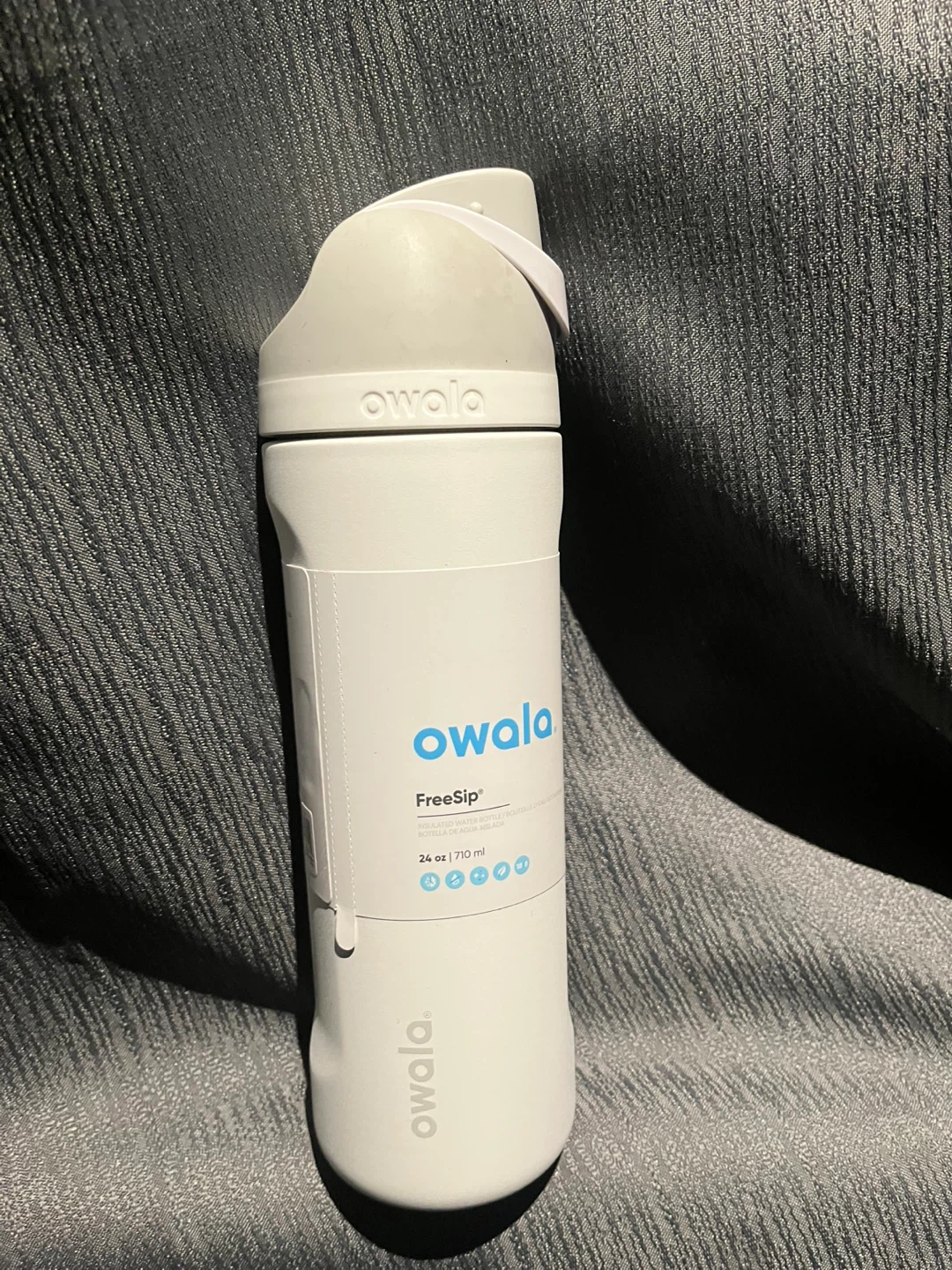 Owala FreeSip Water Bottle - White 24 oz