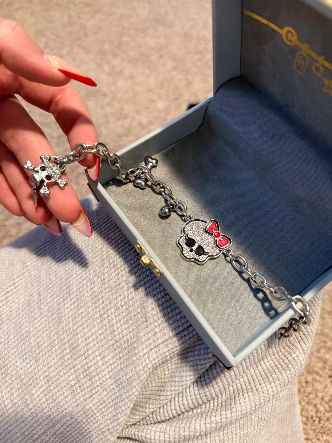 Monster High Skull Charm Bracelet