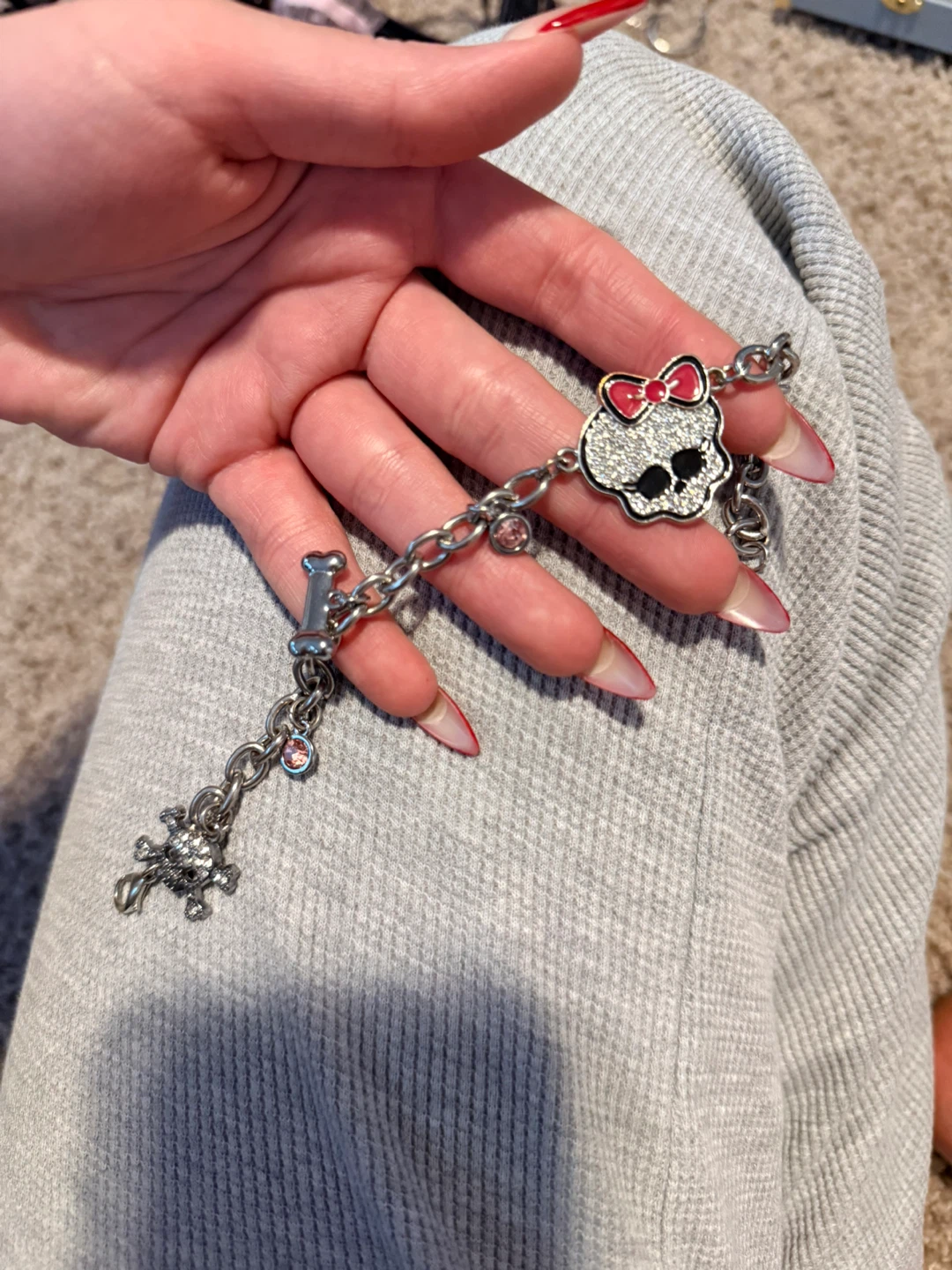 Monster High Skull Charm Bracelet - photo 3