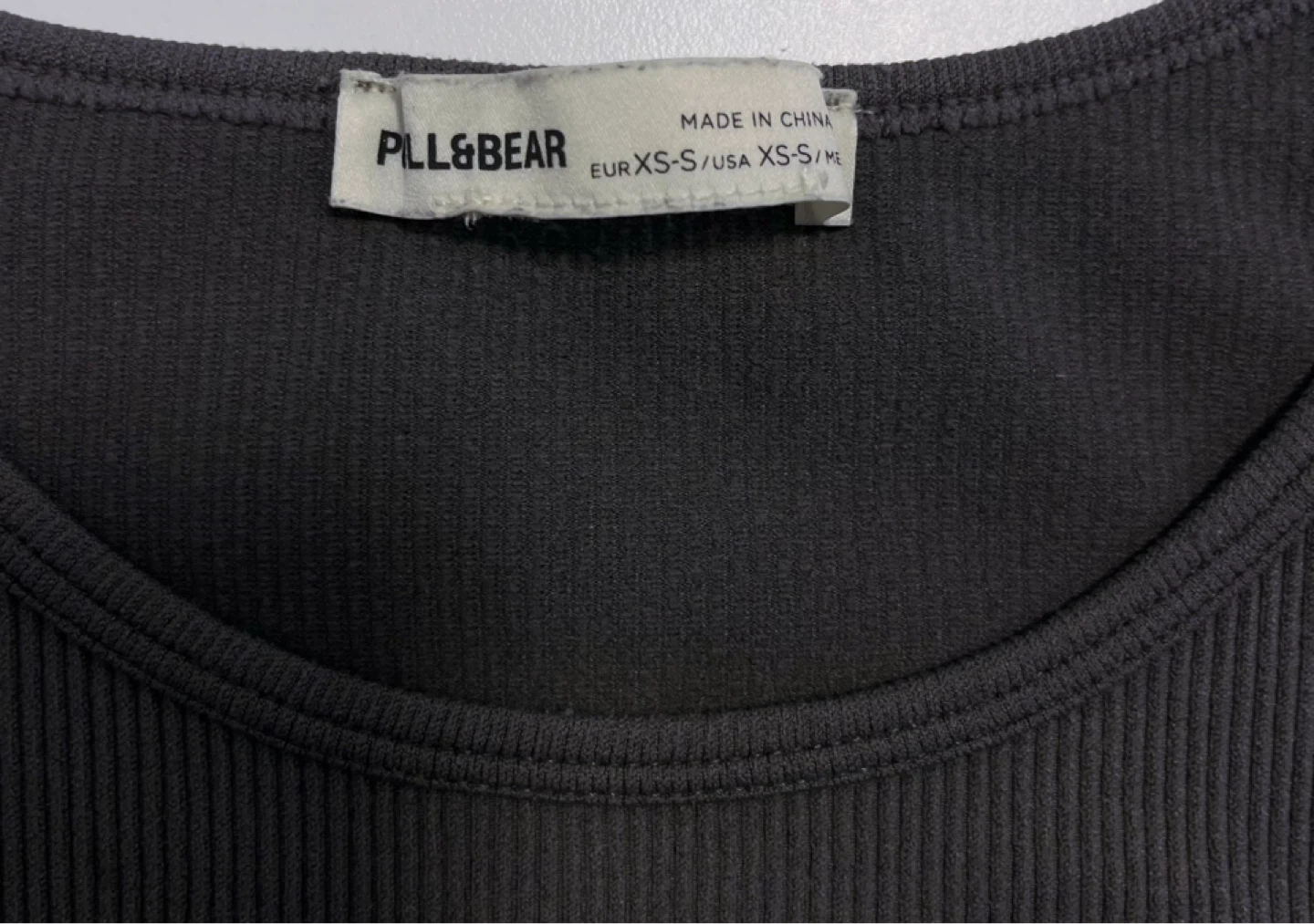 Bundle of 2 Zara & Pull&Bear Ribbed Tank Tops - Size S - photo 3