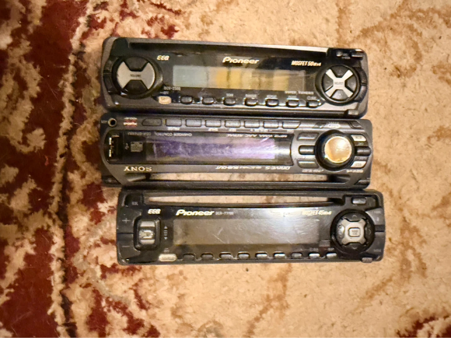 Pioneer & Sony Car Stereos (3-Pack)