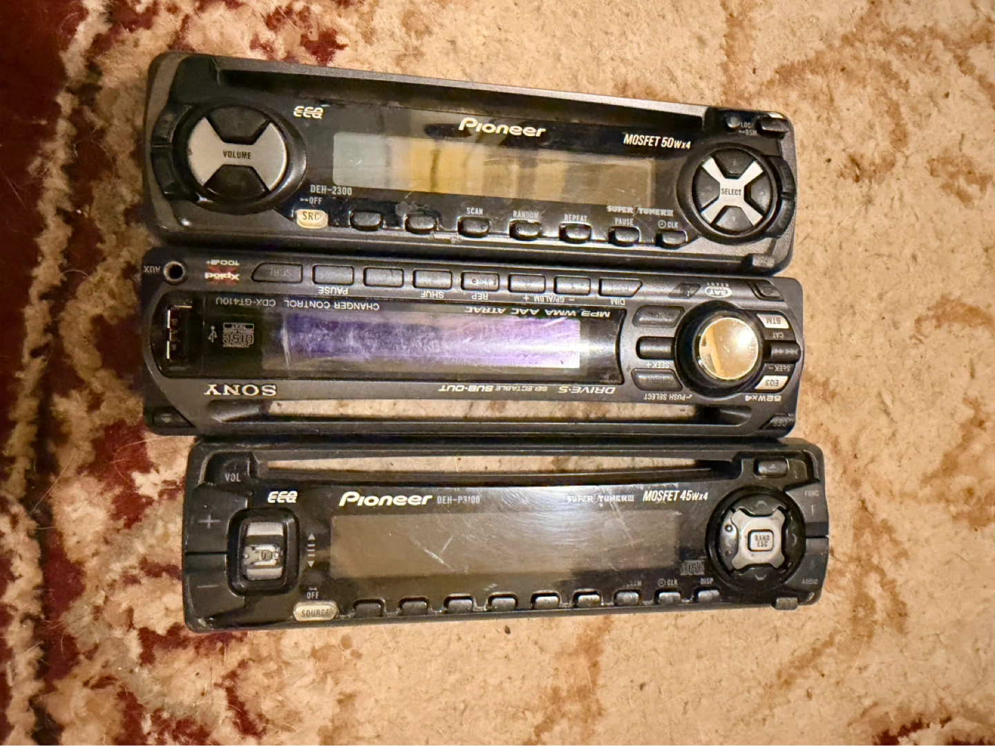 Pioneer & Sony Car Stereos (3-Pack) - photo 2