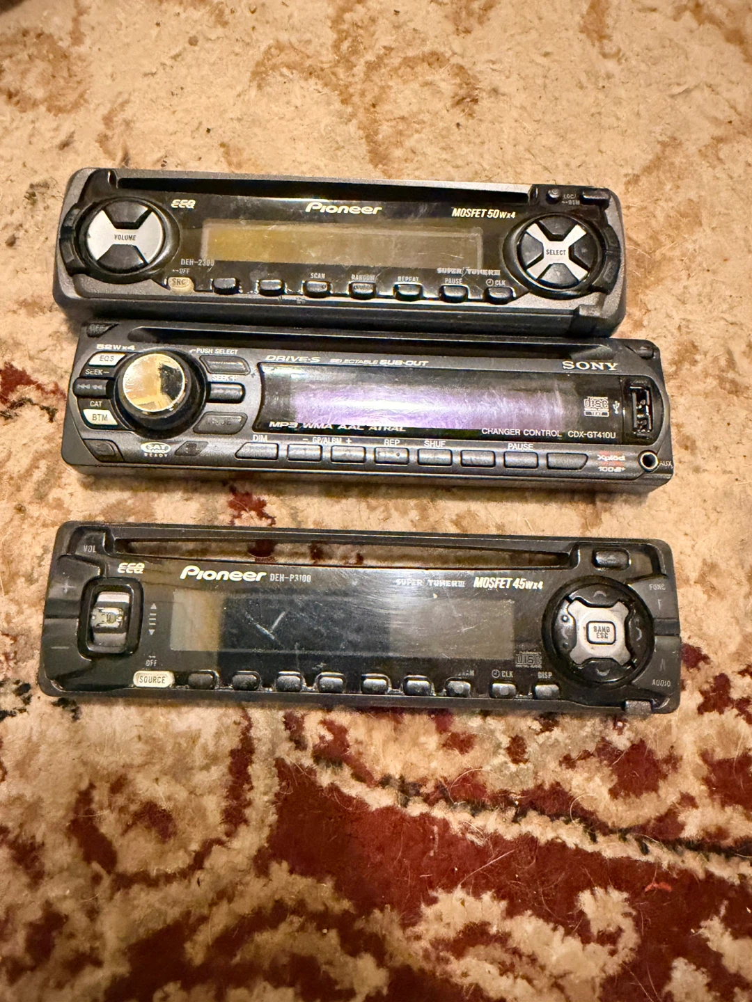 Pioneer & Sony Car Stereos (3-Pack) - photo 3