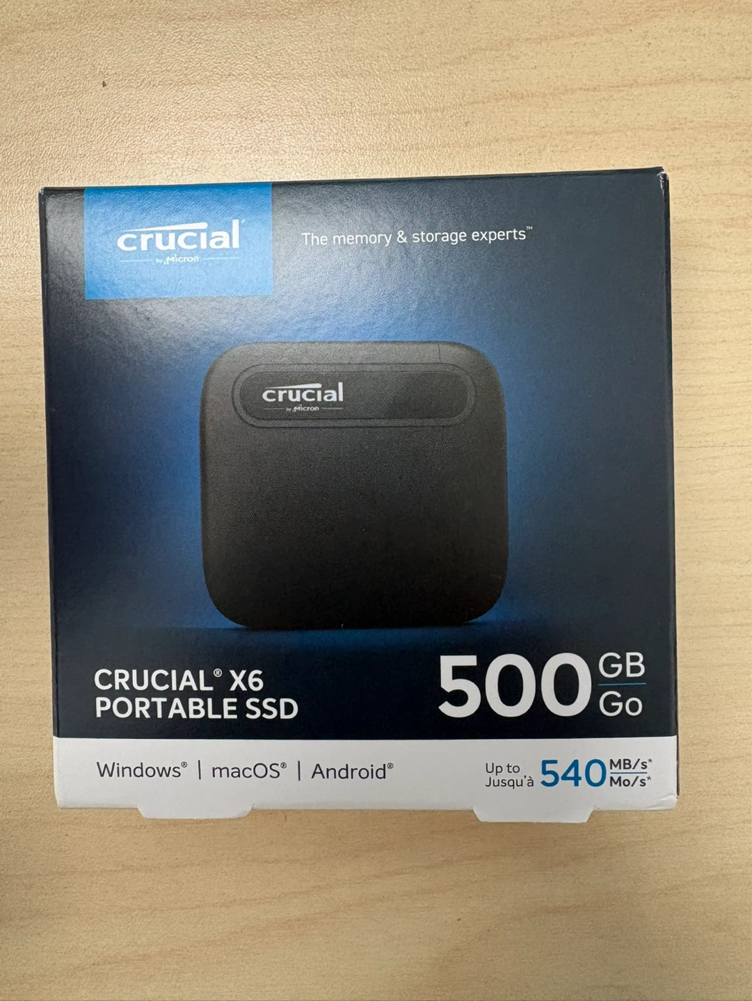 Crucial X6 Portable SSD 500GB