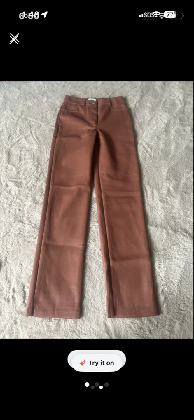 Wilfred Faux Leather Pants - photo 2