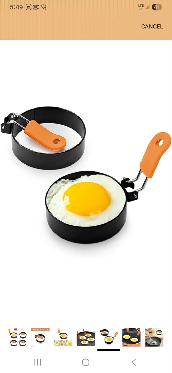 Egg Ring Set with Brush - photo 3