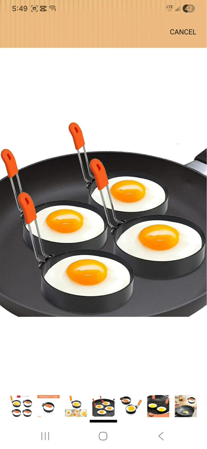Egg Ring Set with Brush