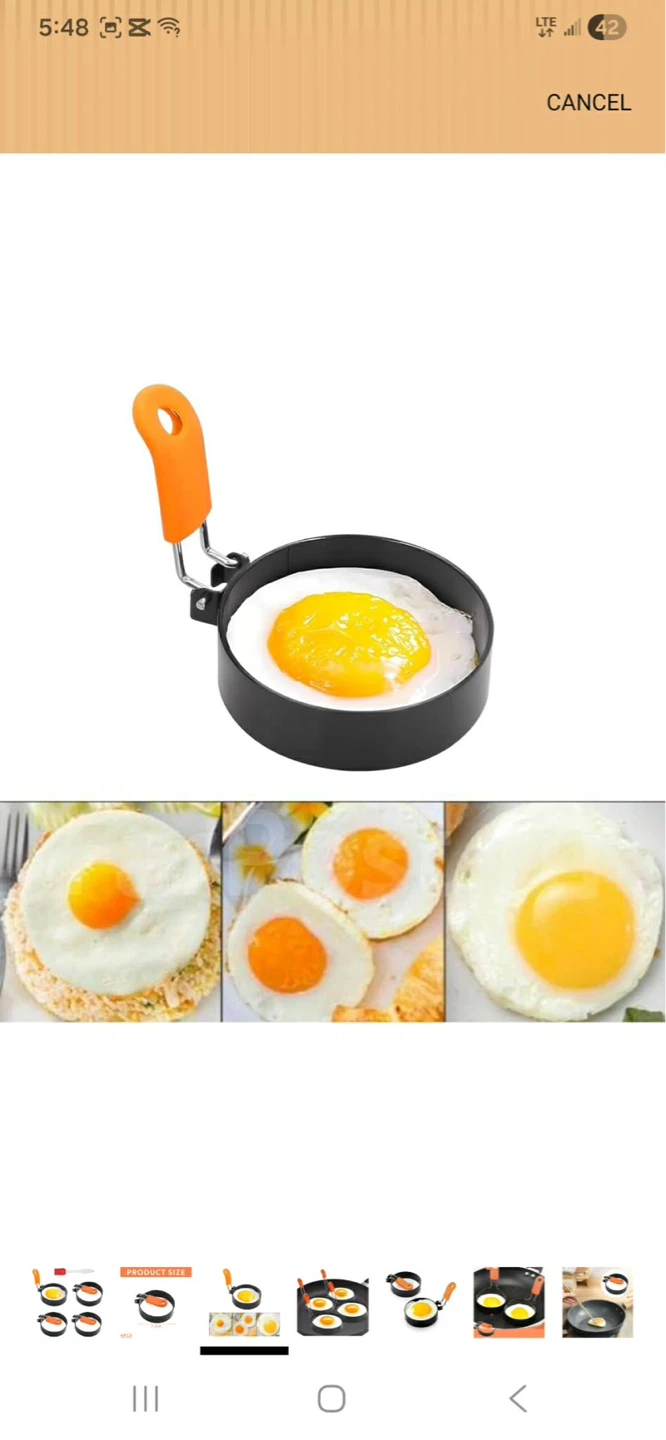 Egg Ring Set with Brush - photo 4
