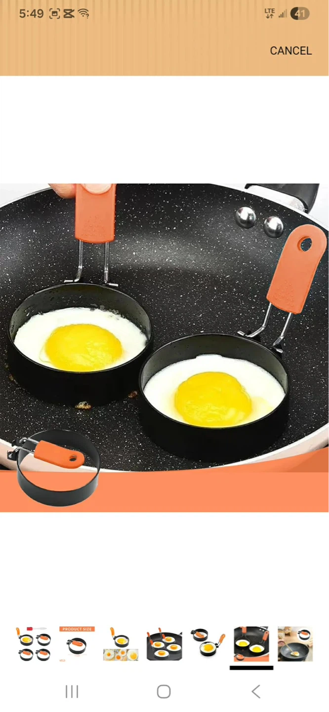 Egg Ring Set with Brush - photo 5