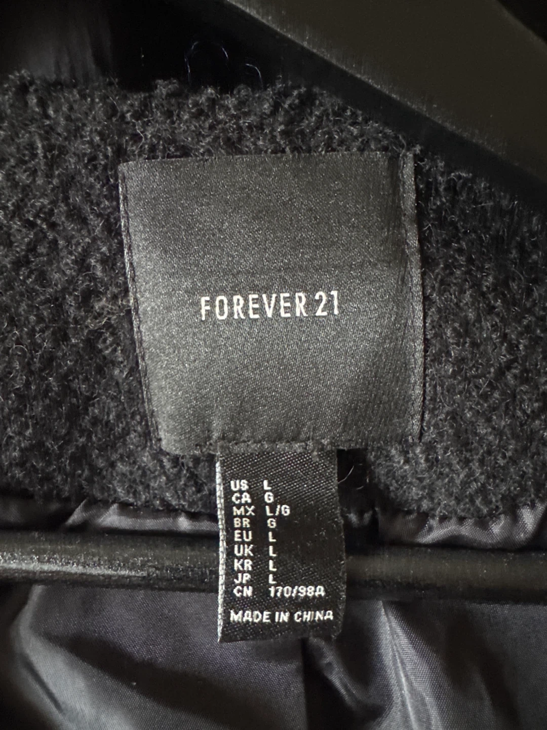 Forever 21 Blue Textured Jacket - Size L - photo 2