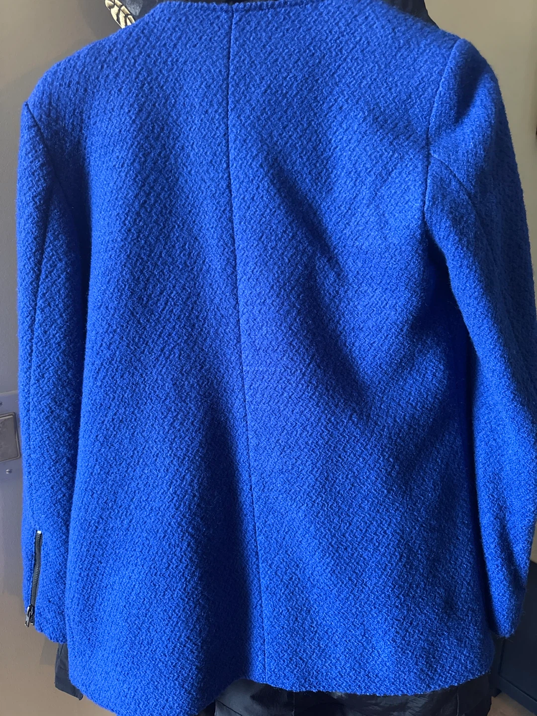 Forever 21 Blue Textured Jacket - Size L - photo 3