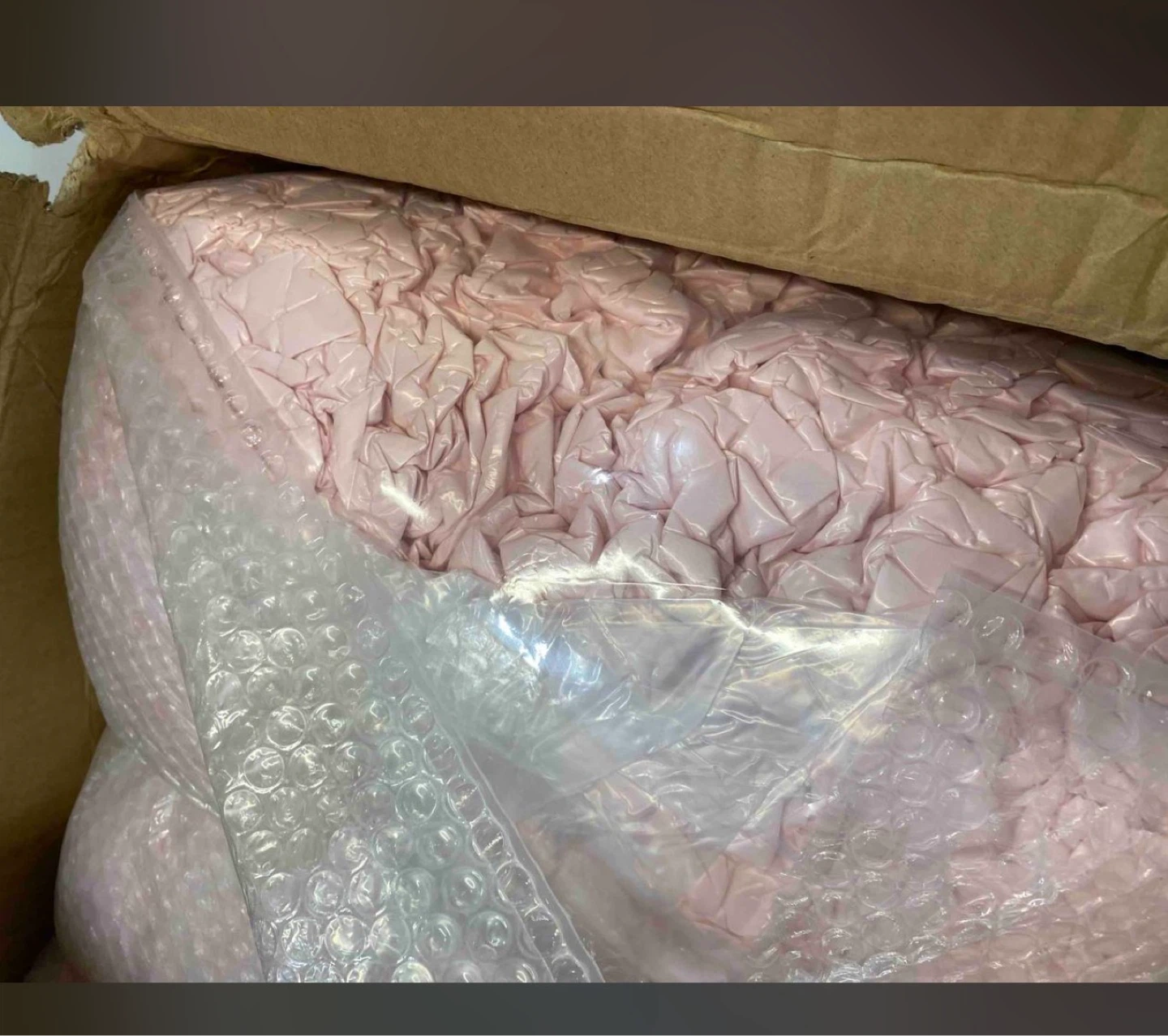 Giant Pink Faux Fur Bean Bag Chair - photo 3